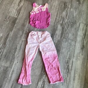 Zara Kids Pink and White Matching Set